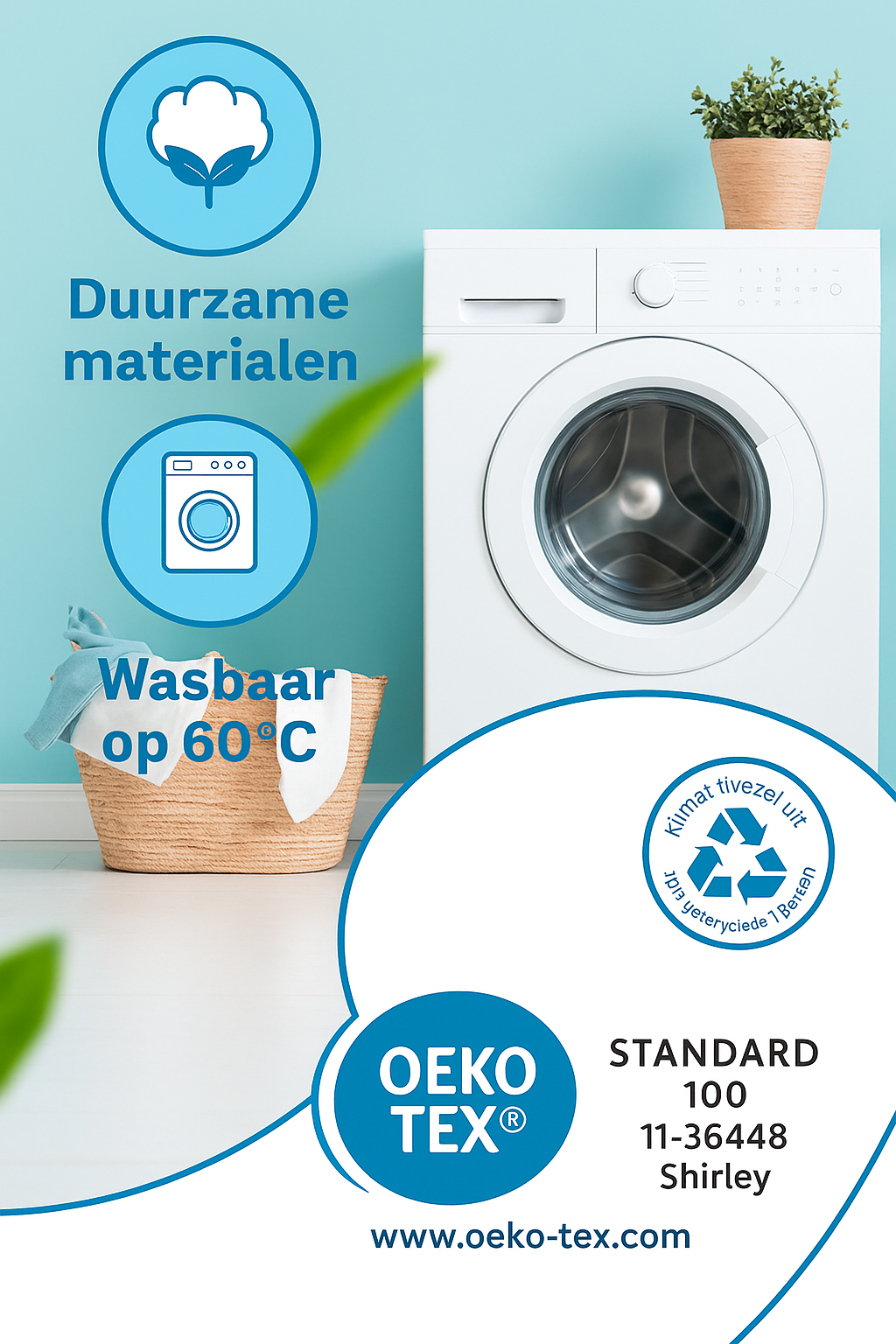 Densi Baby Matras - NubiBaby Cloud- 60x120 cm - 12 cm dik - Koudschuim met Trapvaste Randen – Oeko-Tex – Ademend & Wasbare Hoes – Duurzaam & Ergonomisch