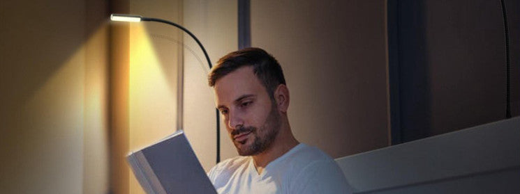 Bed Leeslampjes met Dimfunctie zwart en USB aansluiting