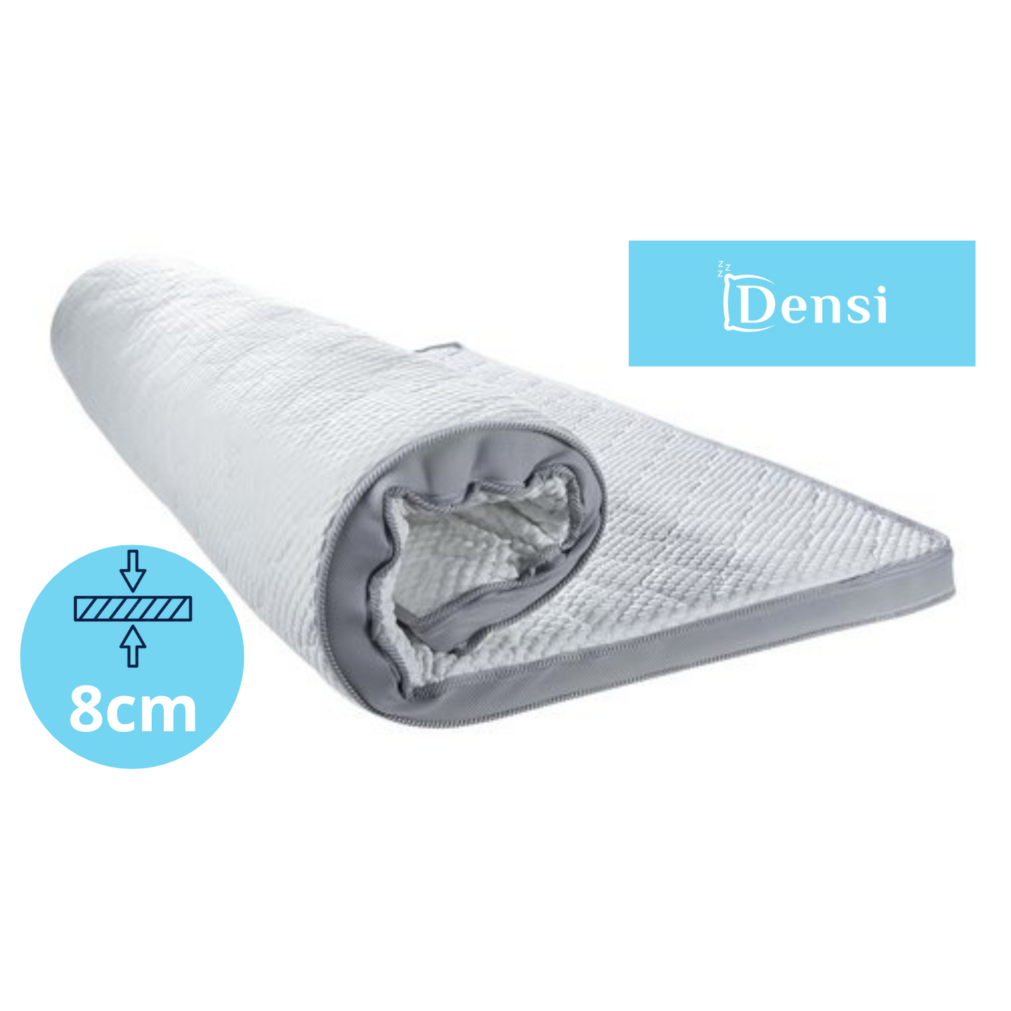 Traagschuim topper topdekmatras 8cm