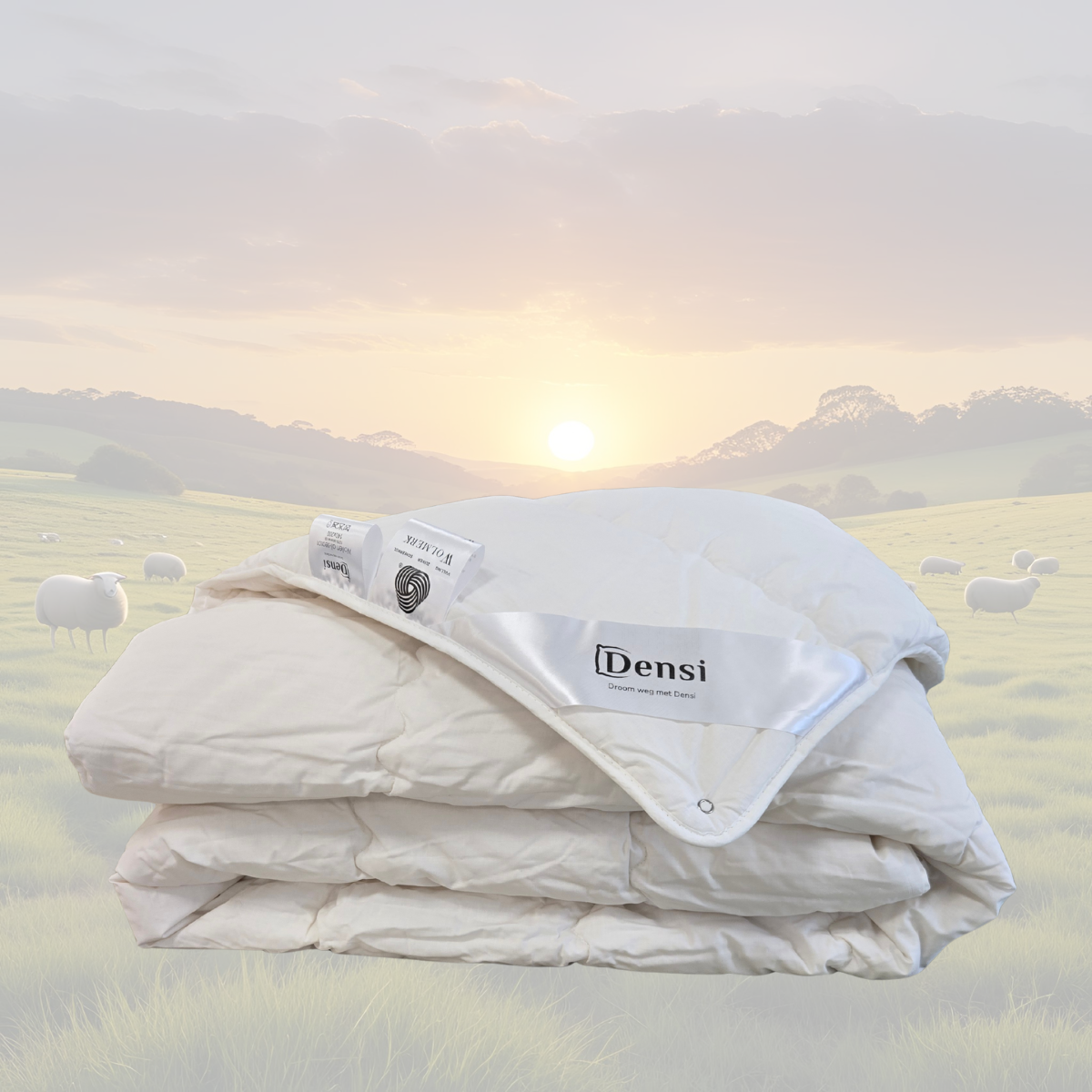 Densi Texels Scheer Wollen 4-Seizoenen dekbed
