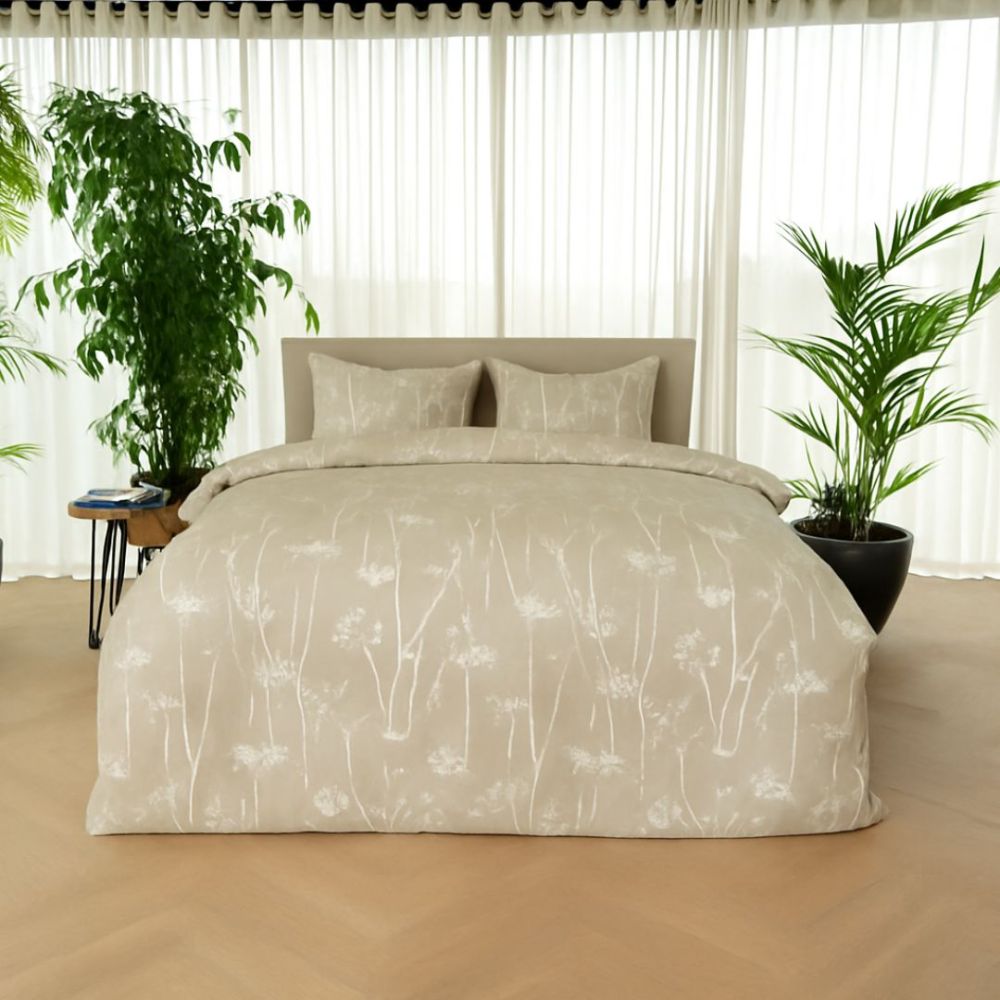 Kayori dekbedovertrek Kimi Katoen - Taupe