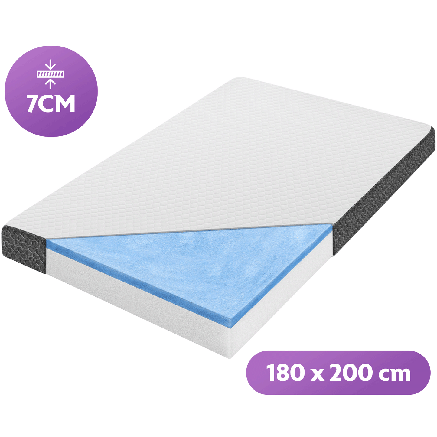 Densi - Topper matras - Topdek Matras - Traagschuim
