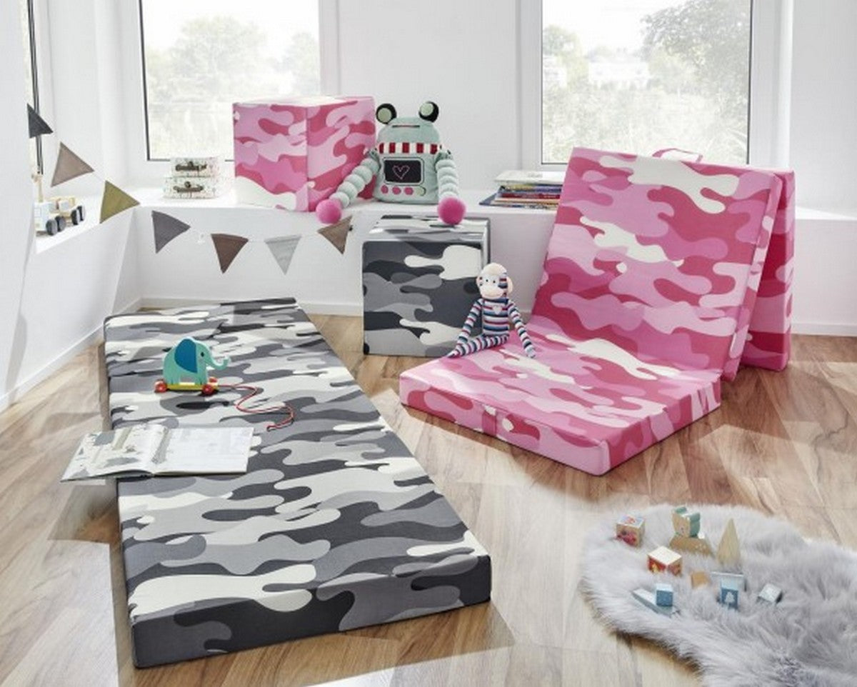 Densi - Opvouwbare matras - Camouflage - Logeermatras - 190x70x9cm