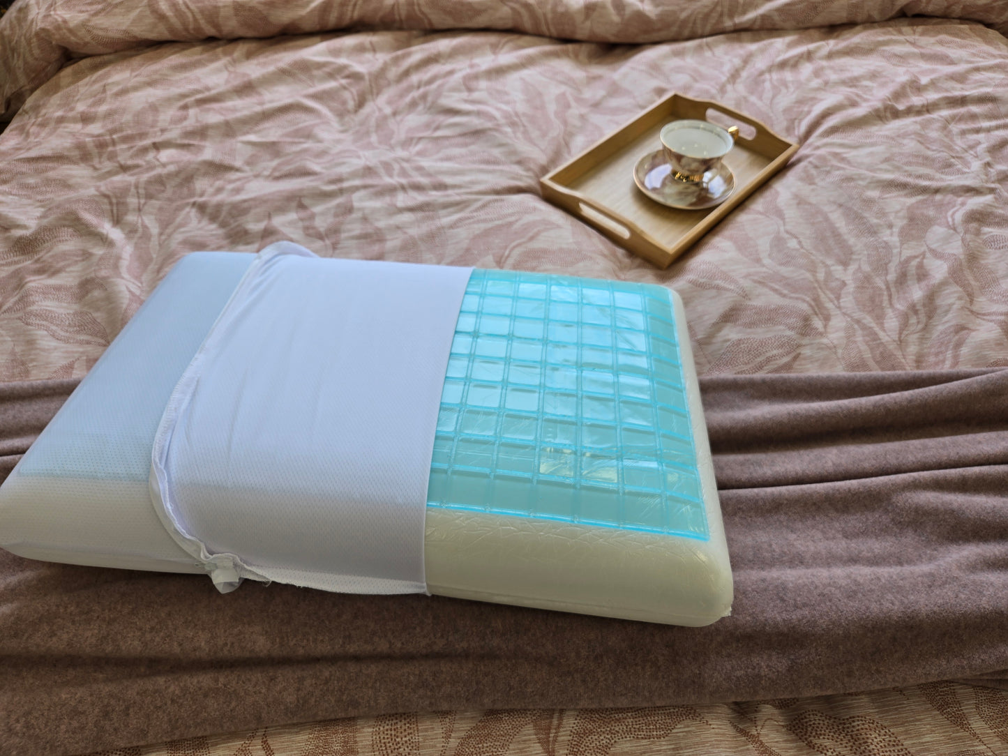 Cool Memory Comfort Kussen – Verkoelend Memory Foam Hoofdkussen met Geltechnologie