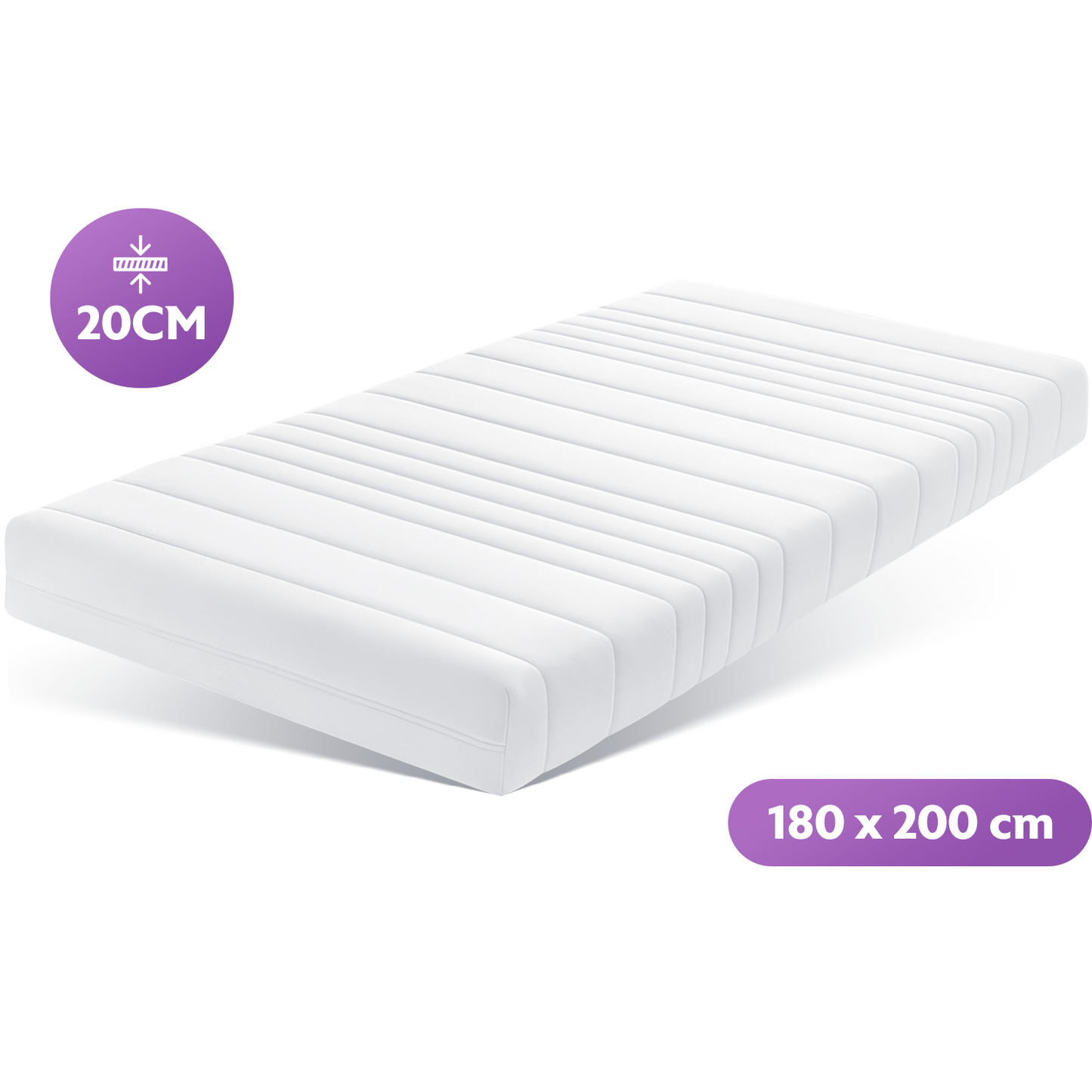 Matelas 120x190 Hauteur 12 cm - Waterfoam, Pliable, pour Lit de Camp. Smart H12 Matelas 120x190 Hauteur 12 cm - Waterfoam, Pliable, pour Lit de Camp. Smart H12