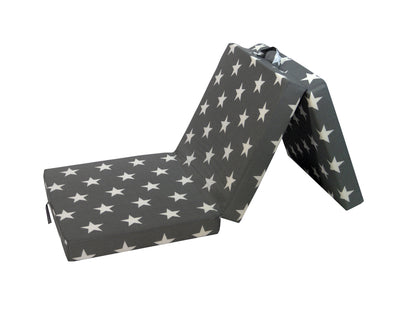 Jilly vouwmatras 190 × 70 × 9 cm – Print - Extra breed logeermatras
