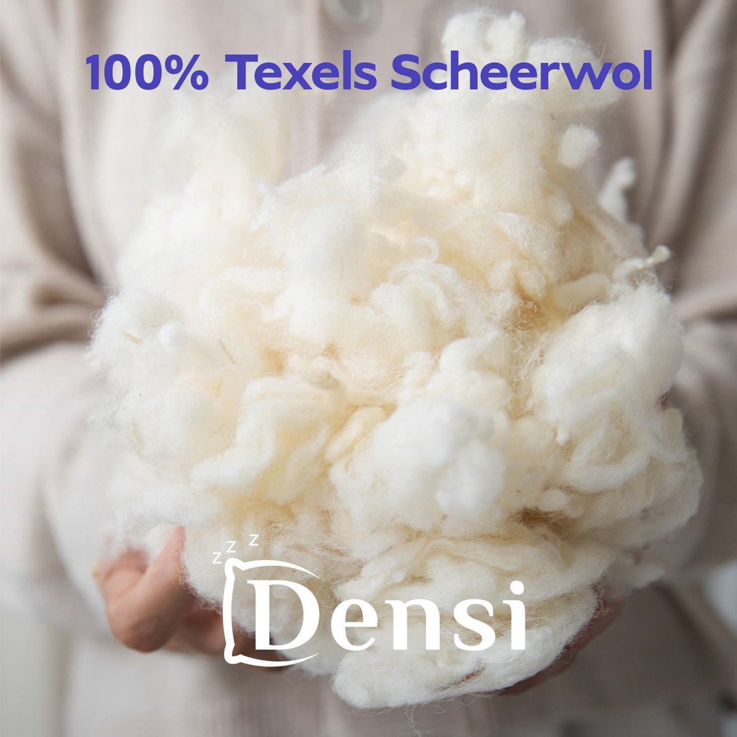 Densi Texels Scheer Wollen 4-Seizoenen dekbed
