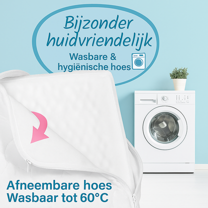 Densi Baby Matras - NubiBaby Air - 60x120 cm - 10 cm dik - Comfortschuim met Trapvaste Randen– Oeko-Tex – Ademend & Wasbare Hoes – Ergonomisch