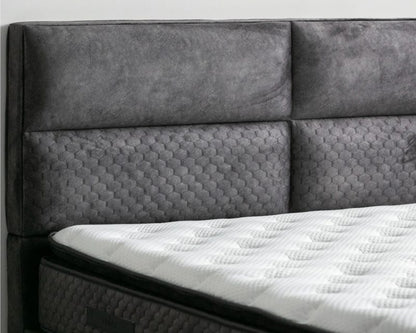 Zenza Dallas Storage Boxspring – Luxe Opbergboxspring met Hybride Matras & Snel Leverbaar