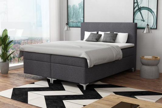 Novio Boxspring Tavira met opbergruimte Antraciet