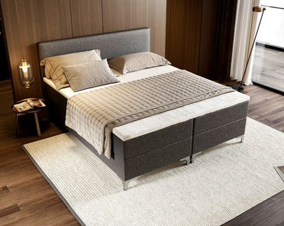 Novio Boxspring Tavira met opbergruimte Antraciet