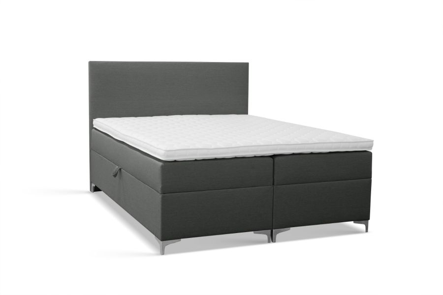 Novio Boxspring Tavira met opbergruimte Antraciet