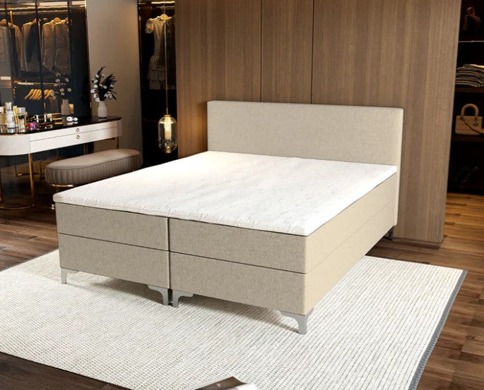 Novio Boxspring Tavira met opbergruimte Beige