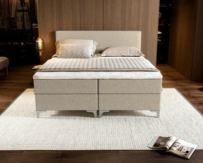 Novio Boxspring Tavira met opbergruimte Beige