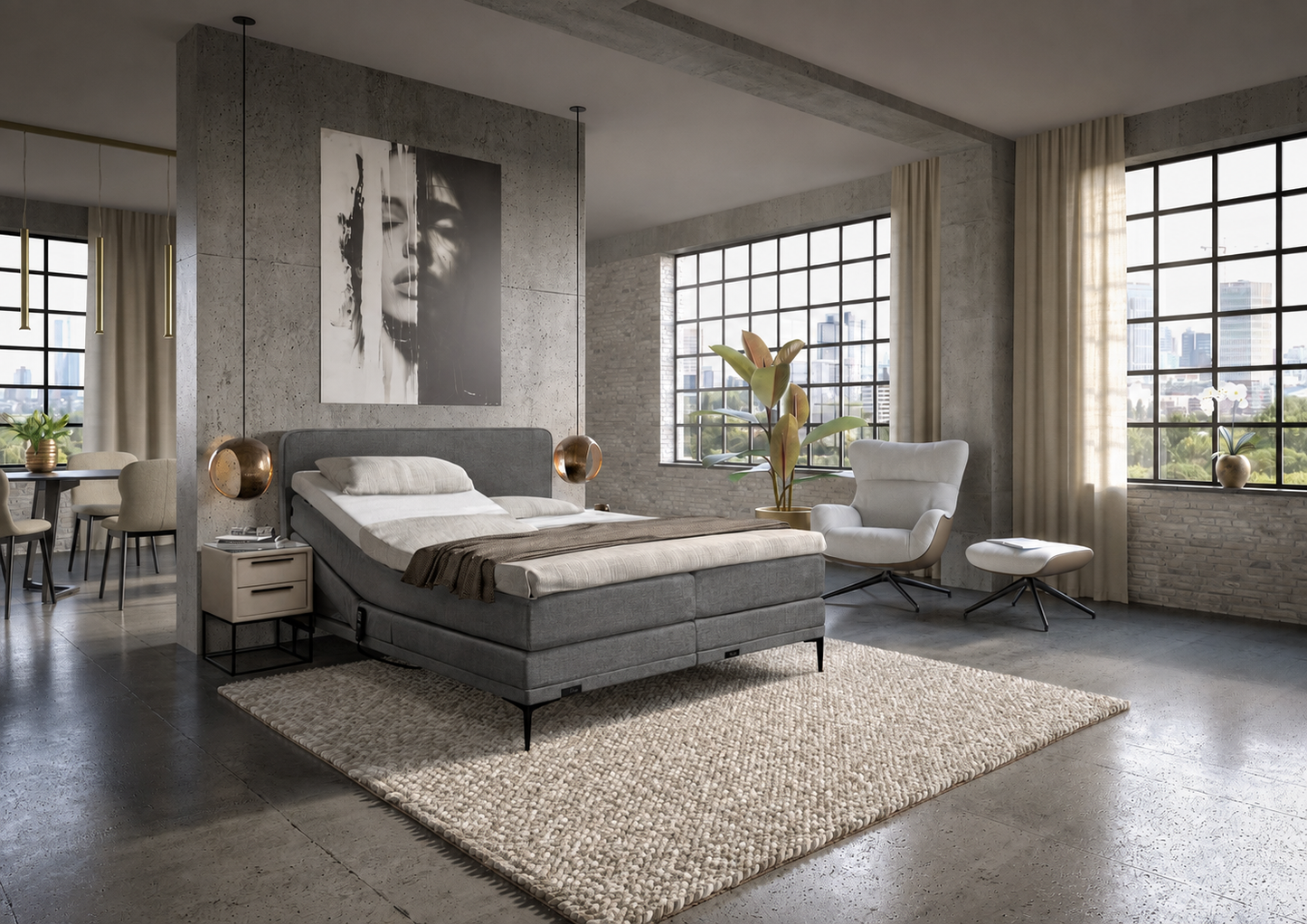 Boxspring Caresse 4200 Elektrisch verstelbaar