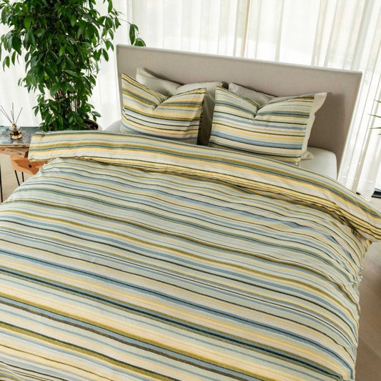 Kayori dekbedovertrek Ito Katoen - Groen