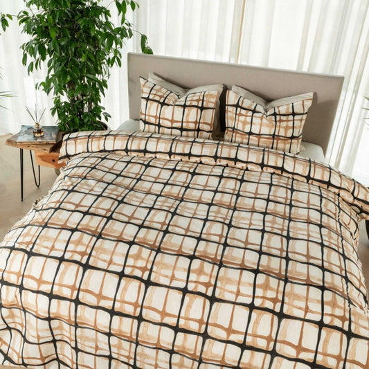 Kayori dekbedovertrek Yasu Katoen - zand