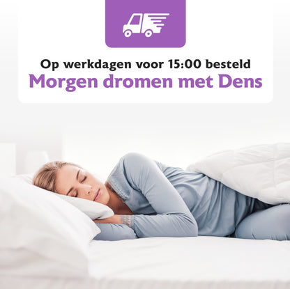 Densi Densi Matras - 20cm dik - 7 zones - Koudschuim - Afritsbare hoes - Premium hotelkwaliteit
