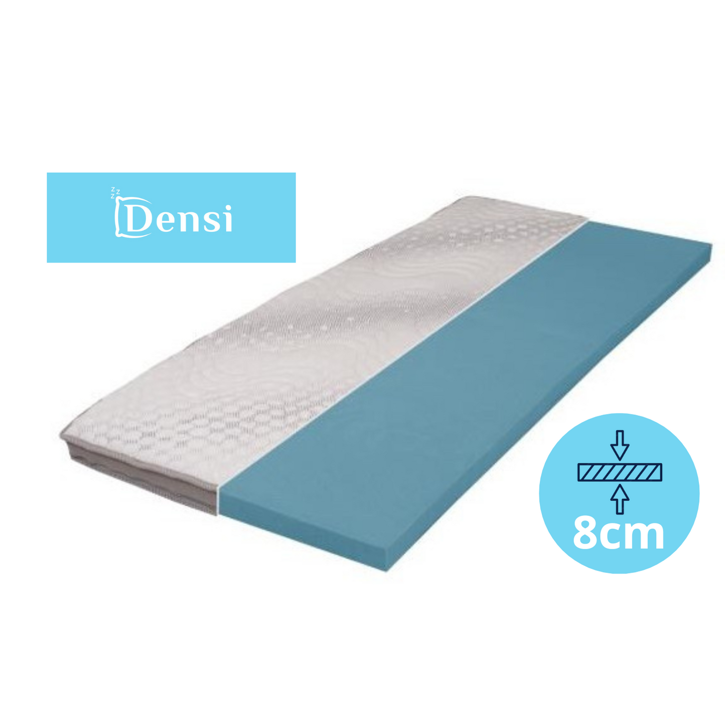 Traagschuim topper topdekmatras 8cm