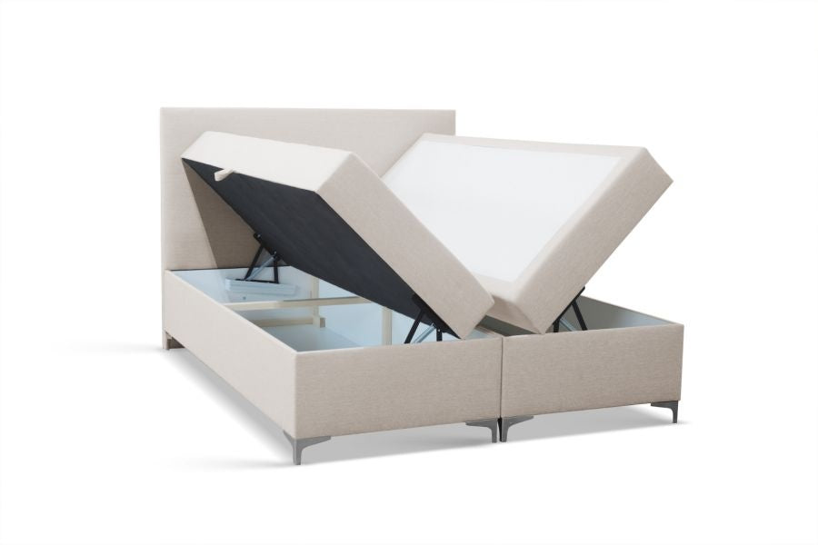 Novio Boxspring Tavira met opbergruimte Beige