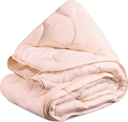 Eazzzy - All year dekbed enkel - Dekbed zonder overtrek -  Roze/Roze