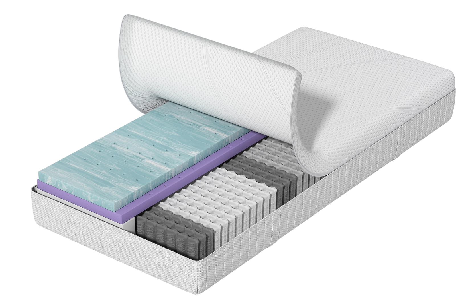 van Landschoot Bodyprint Wave pocketveer matras