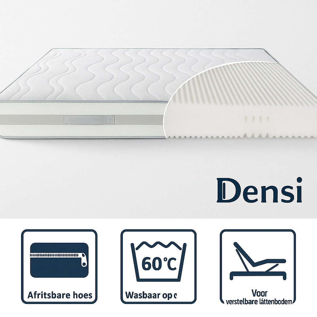 Densi Medisch koudschuim matras 23cm dik