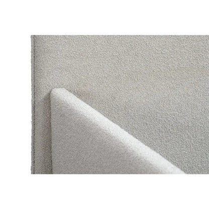 Bed Jill – Lichtgrijs tweepersoonsbed 160x200cm met bouclé bekleding