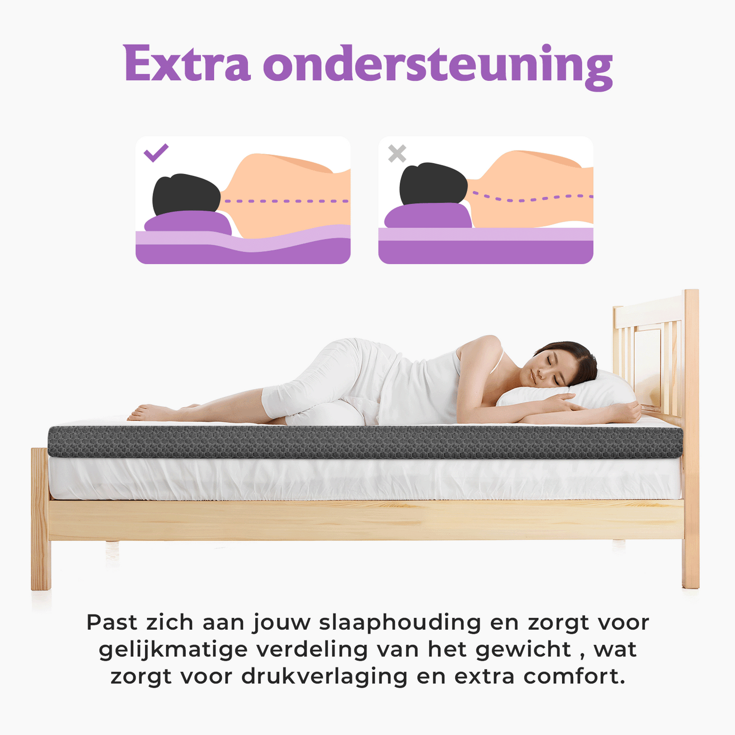 Densi - Topper matras - Topdek Matras - Traagschuim