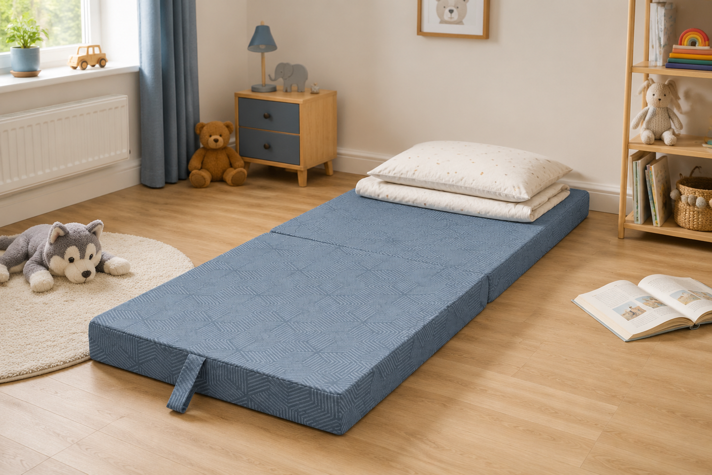 Tommy vouwmatras 190 × 63 × 8 cm – Compact logeermatras