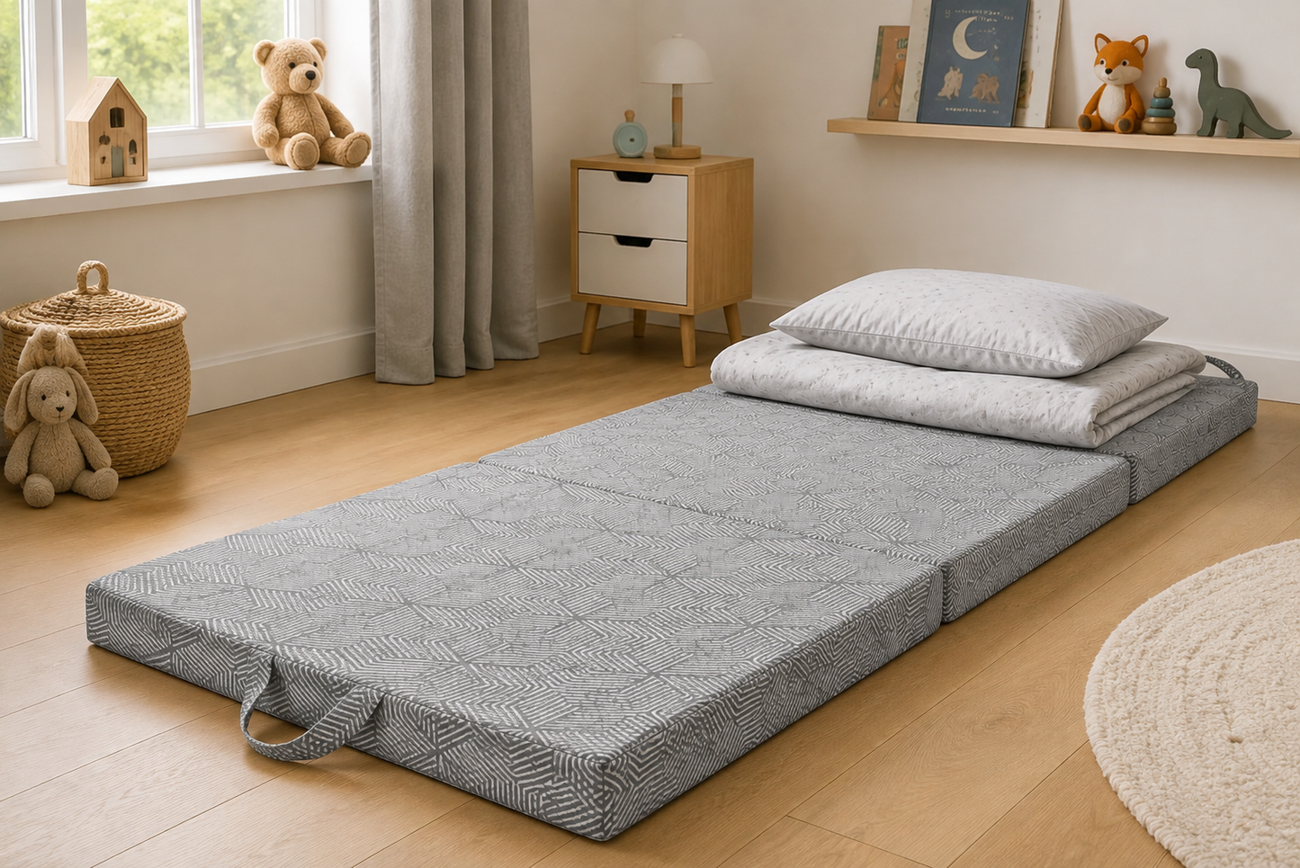 Tommy vouwmatras 190 × 63 × 8 cm – Compact logeermatras