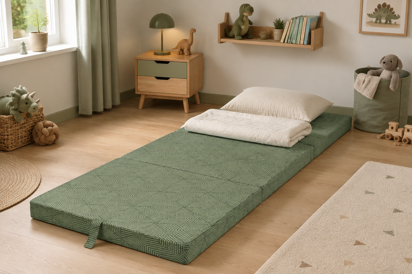 Tommy vouwmatras 190 × 63 × 8 cm – Compact logeermatras