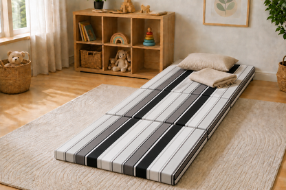 Jilly vouwmatras 190 × 70 × 9 cm – Print - Extra breed logeermatras